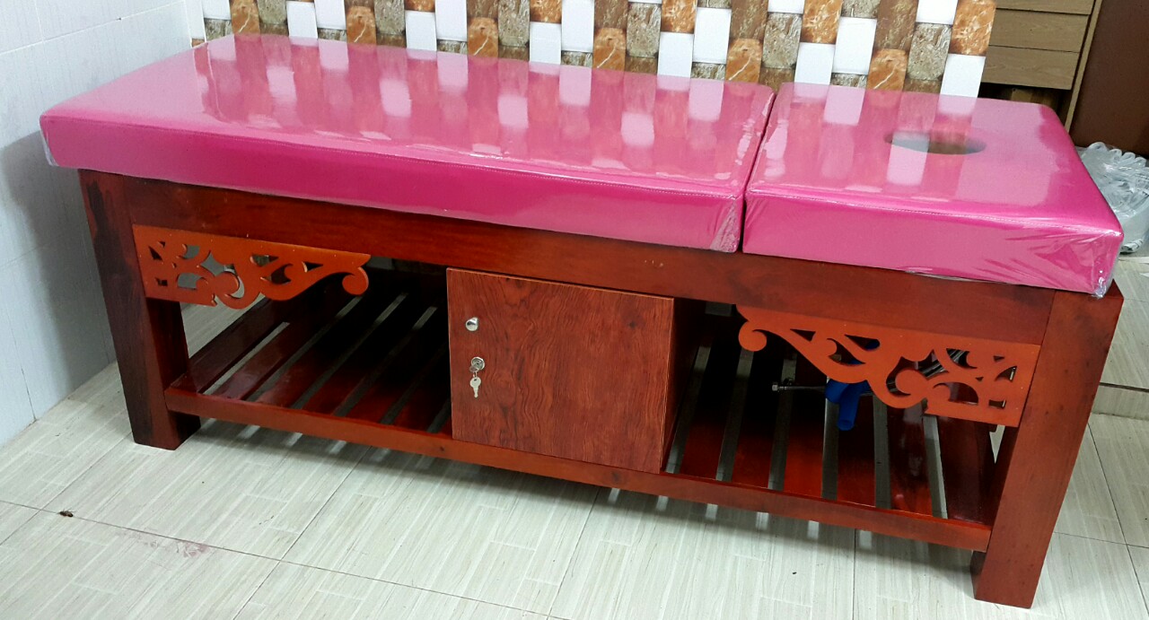 Giường gội đầu massage gỗ tràm bm 64 giá tốt